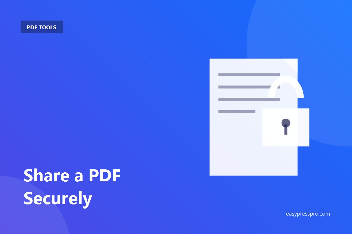 How to share a PDF securely